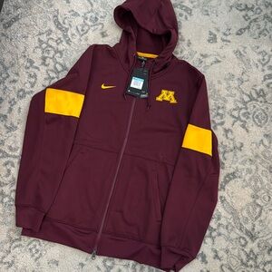 NWT - Minnesota gophers zip up hoodie